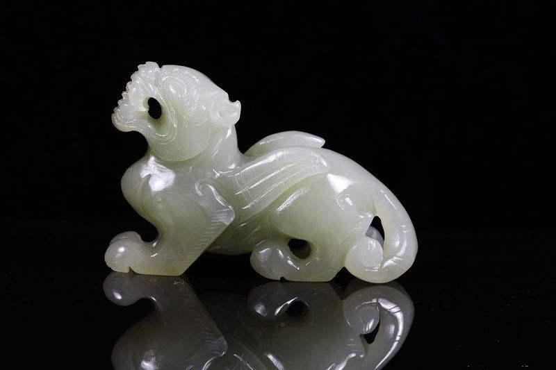 麒麟玉雕
