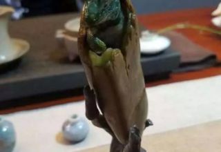 那么逼真的翡翠蜥蜴雕刻 居然吓晕人