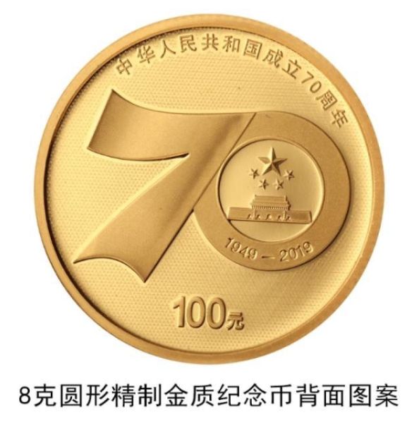 新一轮纪念币发行，中华人民共和国成立70周年金银币准备来一套吗？