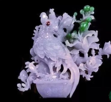 百万级别紫罗兰翡翠摆件是什么样的 快来涨姿势！