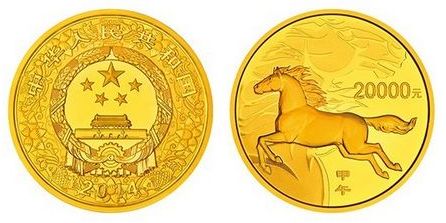 近期甲午马年金银纪念币市场价格上涨，涨幅较大