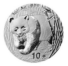 2001年熊猫银币成为藏家投资收藏藏品