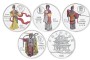 第一组中京剧艺术彩银币体现我国传统艺术，收藏价值高