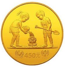 国际儿童年纪念金币图案分析，国际儿童年纪念金币发行意义深远