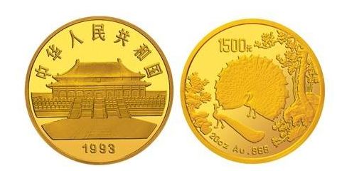 中国古代名画系列孔雀开屏之5盎司金币发行介绍及意义分析