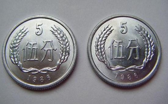 1986年的五分硬币值多少钱   1986年的五分硬币收藏价格