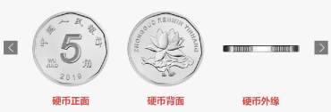 2019年五角硬币图片  2019年五角硬币新变化