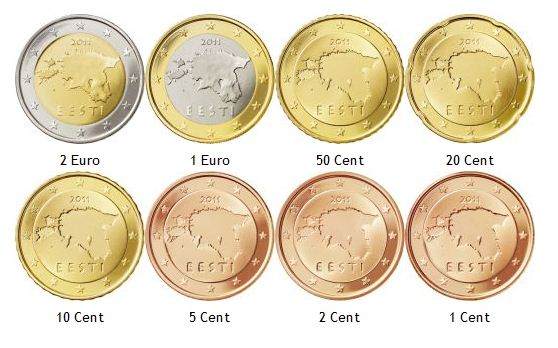 50欧分硬币图片及价格  欧元硬币面值