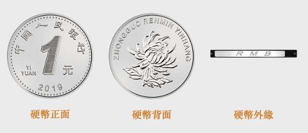 新版5角硬币2019  新版人民币2019图片一元硬币