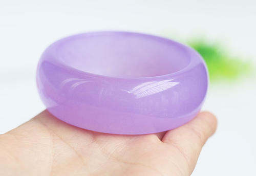 紫色翡翠手镯价格   紫色翡翠手镯图片介绍