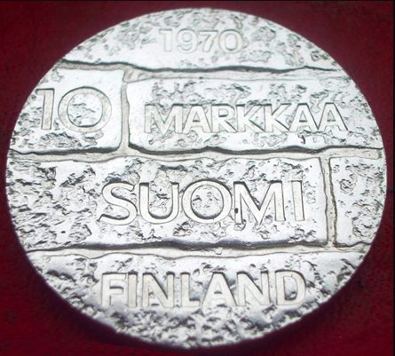 suomi finland硬币10  芬兰银币10马克图文解析