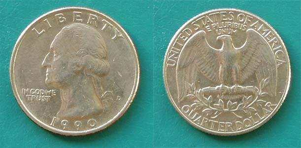 25美分硬币图片  25美分硬币图案介绍