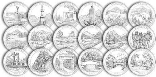 五十个州25美分硬币   25美分硬币收藏价值