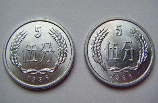 86年5分硬币值多少钱   86年5分硬币市场价格