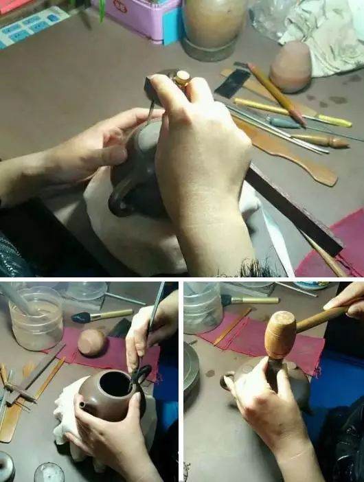 半手工紫砂壶制作流程    半手工紫砂壶怎么制作的
