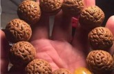 小桃核手串圖片  桃核手串紋理