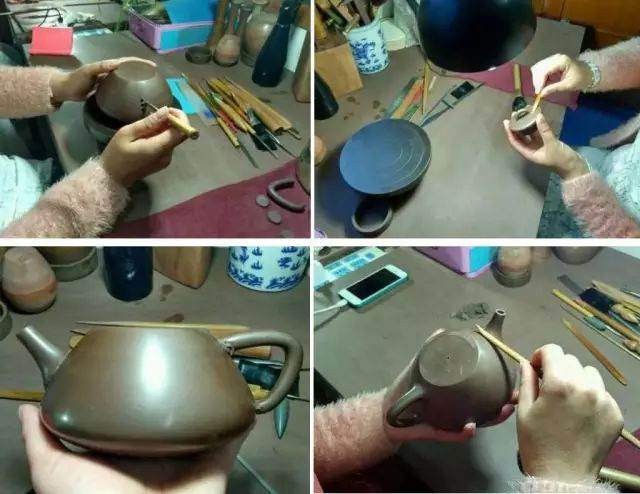 半手工紫砂壶制作流程    半手工紫砂壶怎么制作的