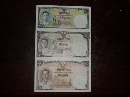 泰国三连体纪念钞价格 泰国连体钞投资价值