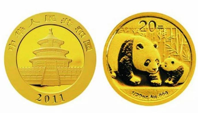2011年熊猫金币回收价格一套值多少钱