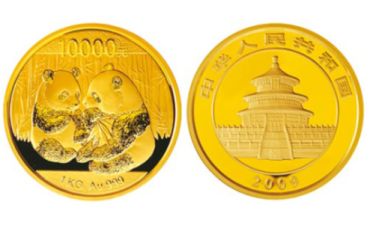 2009版熊猫金银纪念币1公斤金质纪念币