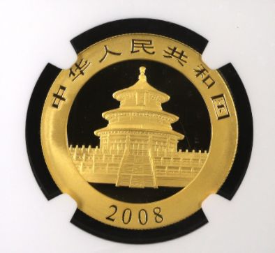 2008年1盎司熊貓金幣價格