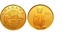 2004年麦积山1/2盎司纪念金币价格