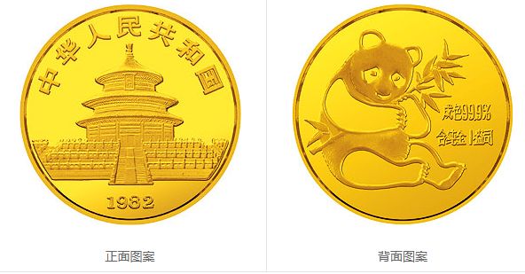 1982年版熊猫金银纪念币价格