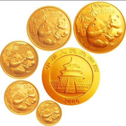 2006年版熊猫金银纪念币价格