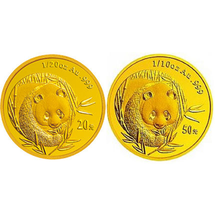 2003年熊貓金銀幣套裝價(jià)格