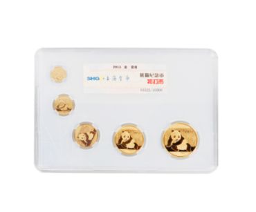 2015年熊猫金币套装（初打金币）