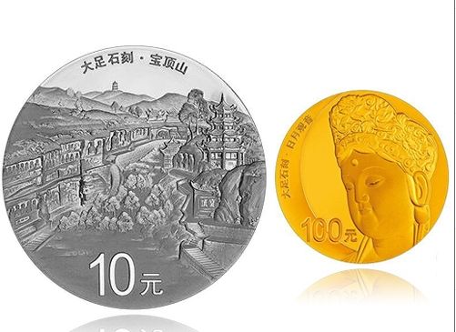 大足石刻金银币价格   大足石刻金银币规格发行量及价值分析
