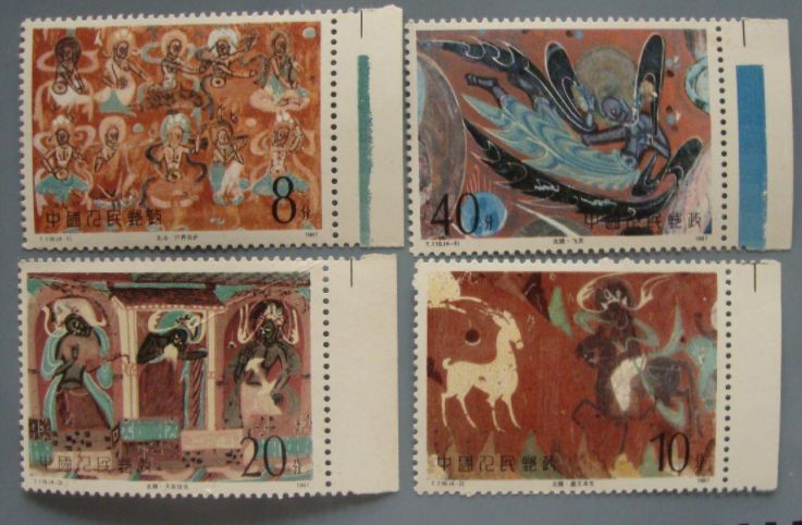 T116敦煌壁画（第一组）邮票 整版票价格