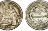 坐洋币1906真品价格记录 版别有多少种