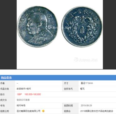 袁大头1角有几个版   袁大头壹角的价格是多少