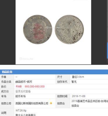 详解袁大头八年版别图 袁大头八年造的价格高吗