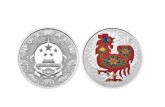 2017鸡年生肖150克圆形彩色银币图片  最真实的价格