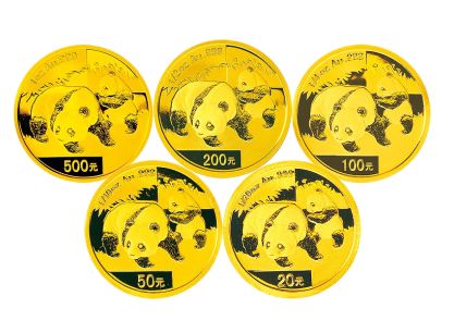 2008年熊猫金银币套装 最新市场报价