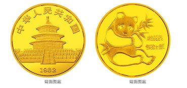 82年熊猫1/2盎司金币最新价格  回收价格