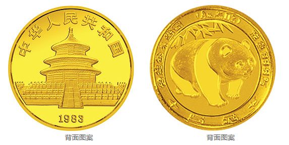 1983年熊猫1/20盎司圆形金币价格  回收价格