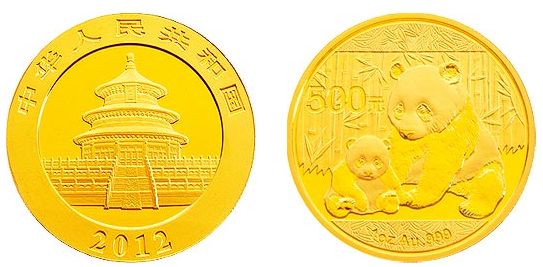2012年熊猫金银币1盎司金币 最新回收价格