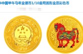 2014年马年生肖金银币1/10盎司金彩色币 成交价