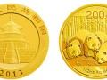 2013年熊猫金银币1/2盎司金币 最新成交价