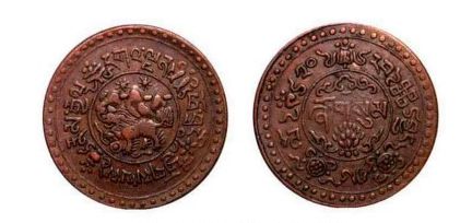 西藏雪松单线铜币介绍 市场行情
