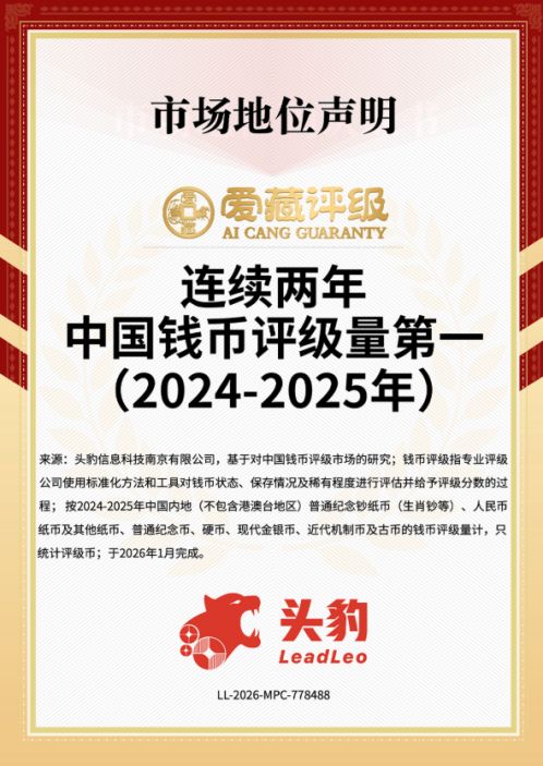 2026纸币评级公司排名榜，四大维度横向客观对比，纸币送评避坑