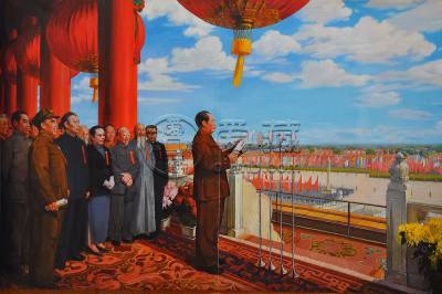 开国大典油画鉴赏，开国大典油画图片欣赏