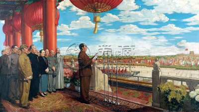 开国大典油画鉴赏，开国大典油画图片欣赏
