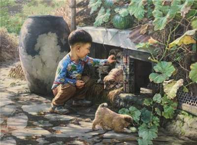 朝鲜油画作品欣赏，朝鲜油画作品图片赏析