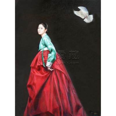 朝鲜油画人物作品欣赏，朝鲜油画人物作品图片赏析