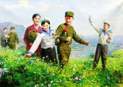 朝鲜油画人物作品欣赏，朝鲜油画人物作品图片赏析