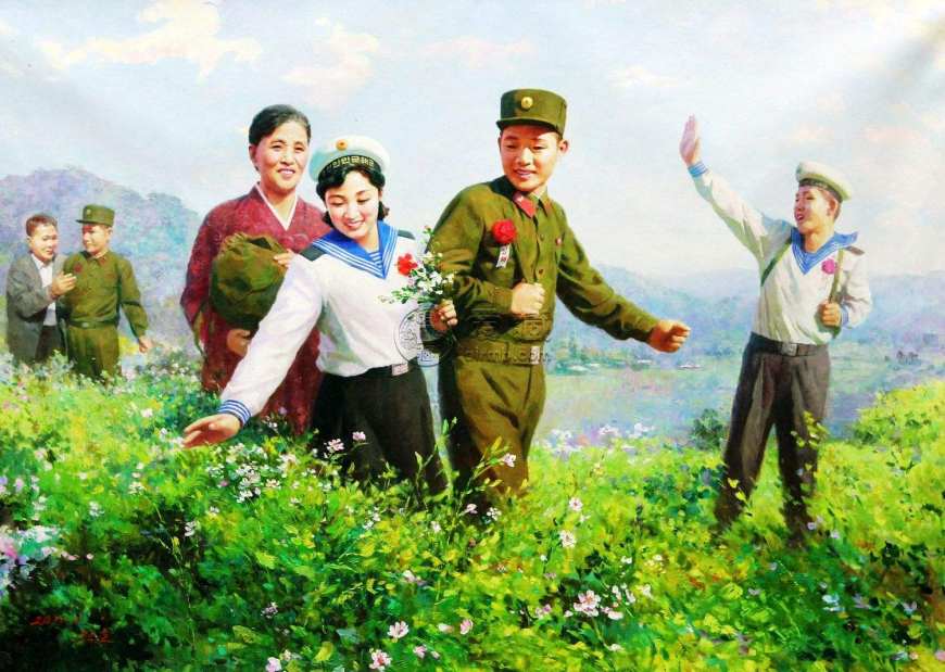 朝鲜油画图片大全，朝鲜油画图片鉴赏